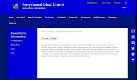 
							         Parent Portal Information - Perry Central School District								  
							    
