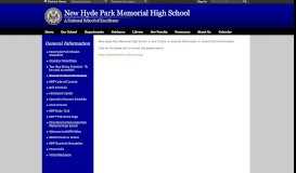 
							         Parent Portal Information - Sewanhaka Central High School District								  
							    
