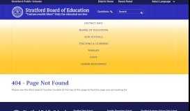 
							         Parent Portal Information - Stratford Public Schools								  
							    