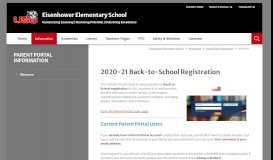
							         Parent Portal Information / Welcome - Upper St. Clair School District								  
							    