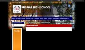 
							         Parent Portal -INOW - KDS DAR High School								  
							    