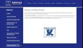 
							         Parent Portal - Kendall Central School								  
							    