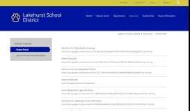 
							         Parent Portal - Lakehurst School District								  
							    