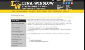 
							         Parent Portal - Lena-Winslow School District #202								  
							    