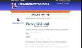 
							         Parent Portal - Lexington City Schools								  
							    