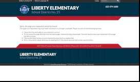 
							         Parent Portal - Liberty Elementary School District								  
							    