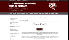 
							         Parent Portal - Littlefield Independent School District								  
							    