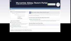 
							         Parent Portal | Login - Wycombe Abbey								  
							    
