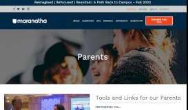 
							         Parent Portal - Maranatha Pre-K through 12 Christian Academy ...								  
							    