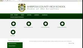 
							         Parent Portal - Mariposa County Unified School District								  
							    