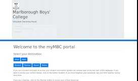 
							         Parent Portal - Marlborough Boys College								  
							    