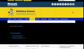 
							         Parent Portal - McKinley School - Newark Public Schools								  
							    