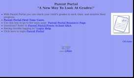 
							         Parent Portal menu								  
							    