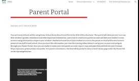 
							         Parent Portal - mes								  
							    