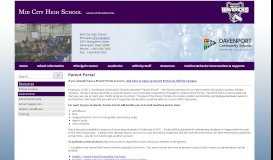 
							         Parent Portal | Mid City High School - Davenport Schools								  
							    