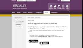 
							         Parent Portal / Mobile App - Ballston Spa Central School District								  
							    