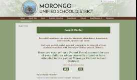 
							         Parent Portal - Morongo Unified School District								  
							    