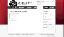 
							         Parent Portal - MS South - Schools - Home - Anchor Bay School District								  
							    