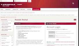 
							         Parent Portal - My Parent Portal | Springfield College - PrideNET								  
							    