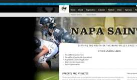 
							         Parent Portal - Napa Saints Football								  
							    