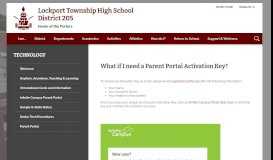 
							         Parent Portal / Need an Activation Key? - Lths.org								  
							    