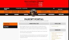 
							         Parent Portal - New Lexington Schools								  
							    