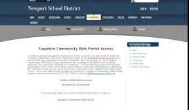 
							         Parent Portal - Newport School District								  
							    
