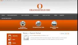 
							         Parent Portal • News - Orangefield ISD								  
							    