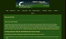 
							         Parent Portal – North Lakeland Elementary								  
							    