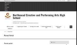 
							         Parent Portal - Northmead Creative and Performing Arts High School								  
							    