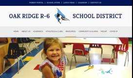 
							         Parent Portal - Oak Ridge R-6 School District								  
							    