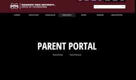 
							         Parent Portal | Office of the Registrar - registrar.msstate.edu								  
							    