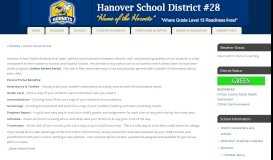 
							         Parent Portal Online – Hanover School District #28								  
							    