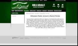 
							         Parent Portal / Overview - Hillsdale - Hillsdale Public Schools								  
							    