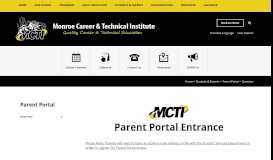 
							         Parent Portal / Overview - Monroe Career & Technical Institute								  
							    