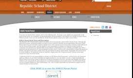 
							         Parent Portal / Overview - Republic - Republic School District								  
							    