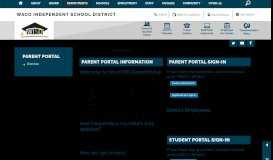 
							         Parent Portal / Overview - Waco ISD								  
							    