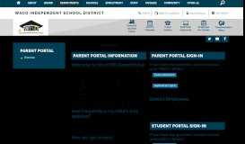 
							         Parent Portal / Overview - Waco - Waco ISD								  
							    