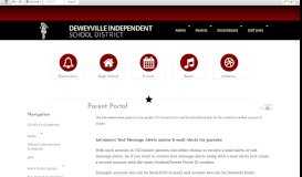 
							         Parent Portal • Page - Deweyville ISD								  
							    