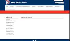 
							         Parent Portal Page - Revere High School - Revere Public Schools								  
							    