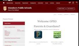 
							         Parent Portal / Parent Home - Glassboro Public Schools								  
							    