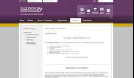 
							         Parent Portal / Parent Portal - Ballston Spa Central School District								  
							    