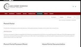 
							         Parent Portal / Parent Portal - St Clair County Schools								  
							    