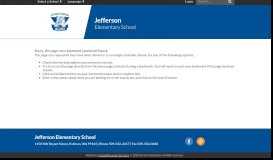 
							         Parent Portal – Parents – Jefferson Elementary School								  
							    