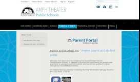 
							         Parent Portal / Parent/Student Portal Page - Tucson								  
							    