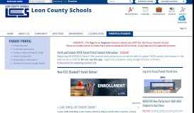 
							         Parent Portal / Portal User Info - Leon County Schools								  
							    