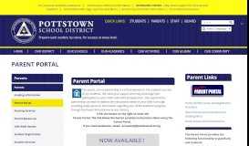 
							         Parent Portal - Pottstown School District								  
							    