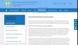 
							         Parent Portal (PowerSchool) / General Information - East Maine ...								  
							    