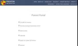 
							         Parent Portal – Prenton High School for Girls								  
							    