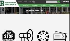 
							         Parent Portal | Ridgewood High School								  
							    